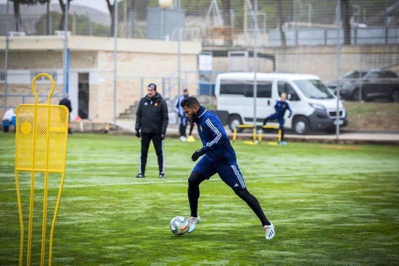 Entrenamiento del Real Zaragoza de hoy 30 de diciembre