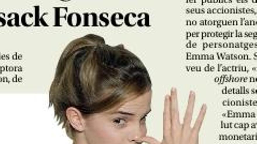 Emma Watson «canvia» Hogwarts pels despatxos de Mossack Fonseca