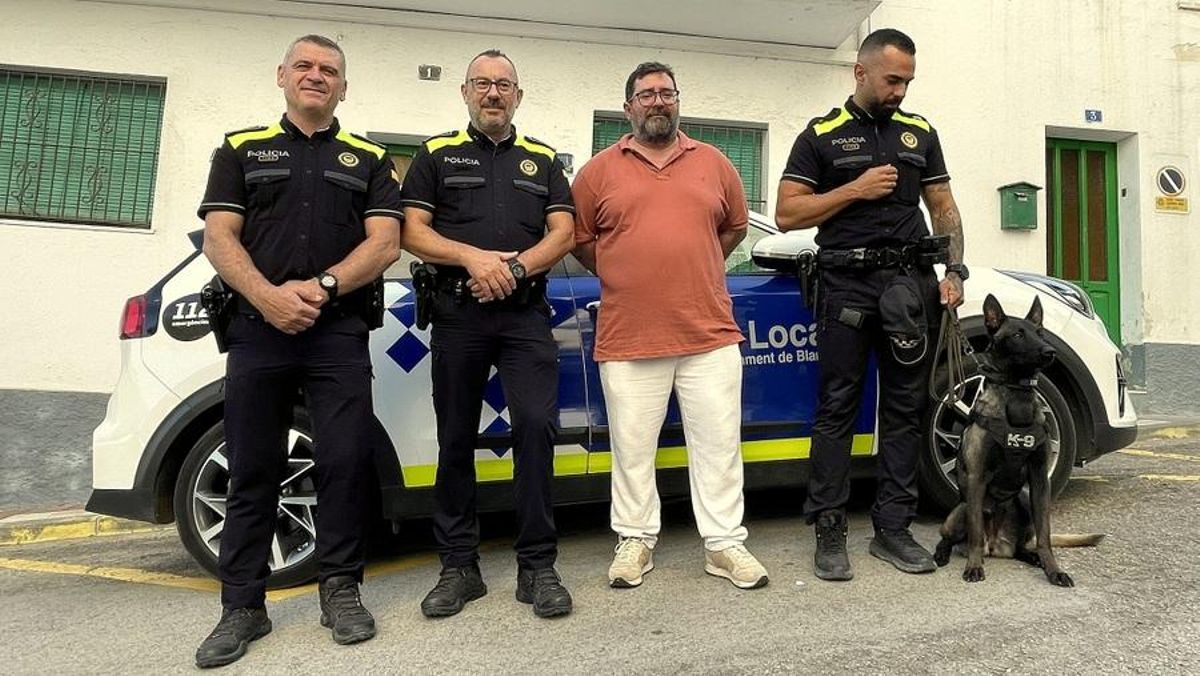 Presentació de la nova Unitat Canina de la Policia Local Blanes.