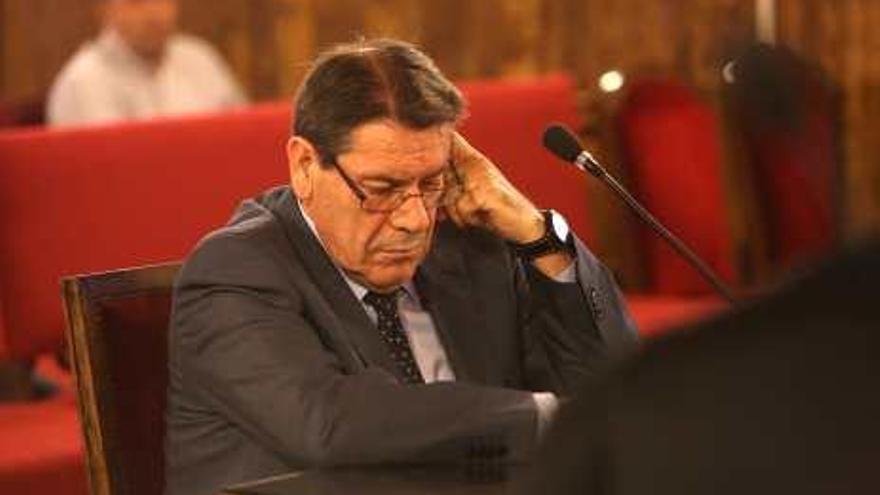 Hernández Mateo, en un momento del juicio el viernes.