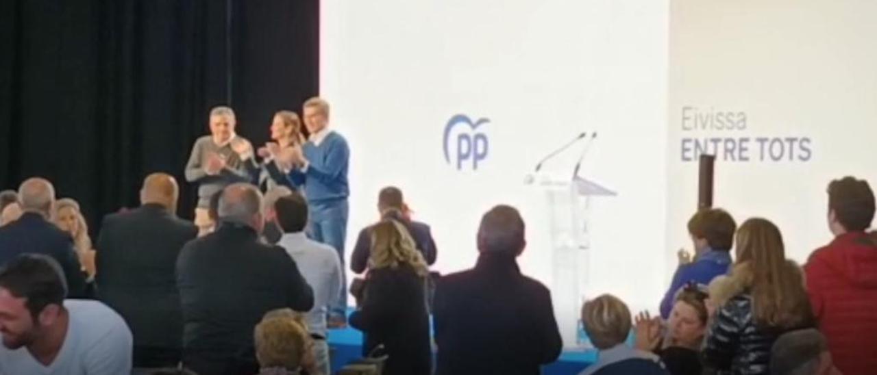 Vídeo de la visita a Ibiza del presidente del PP, Alberto Nuñez Feijóo