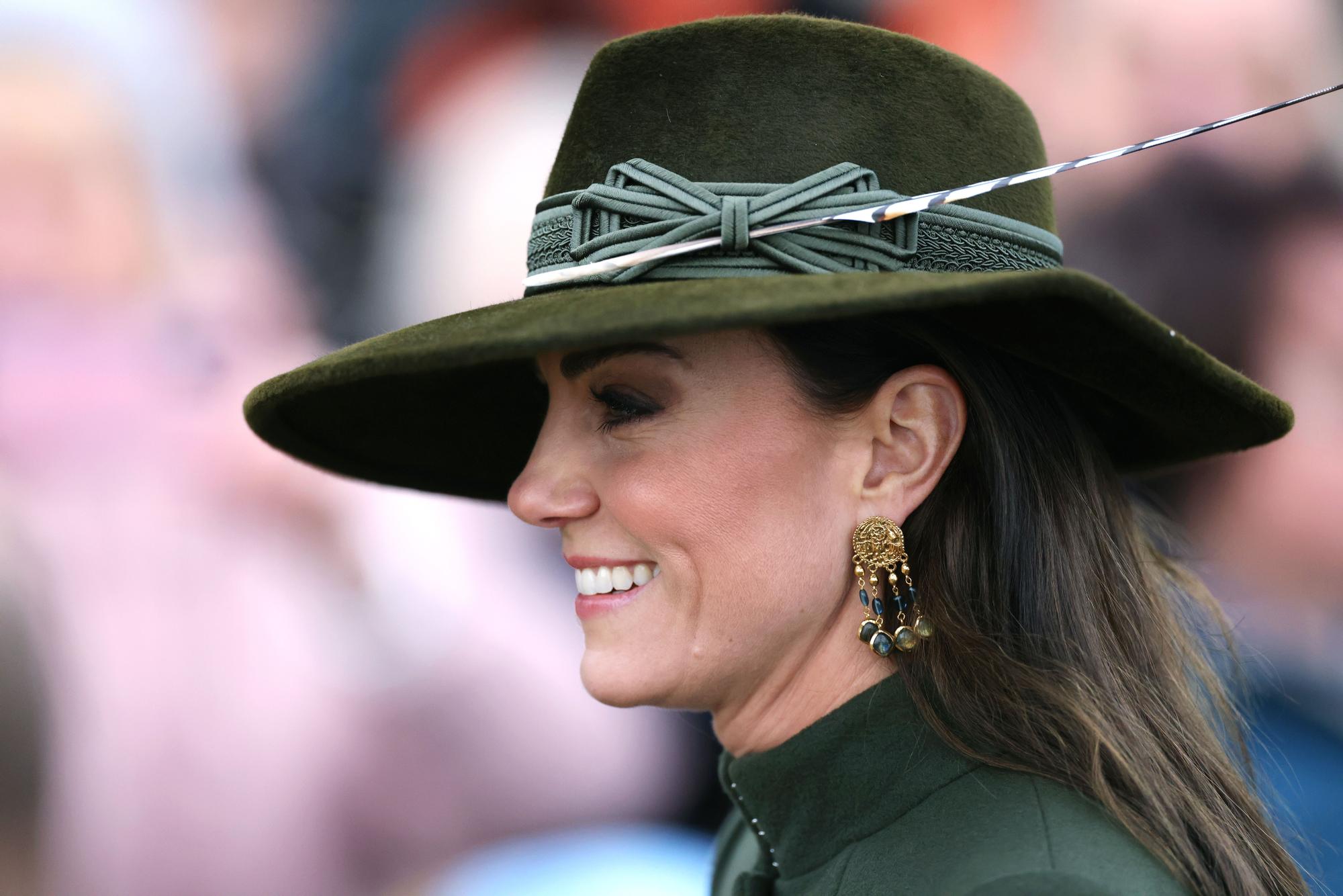 Kate Middleton en la tradicional misa de Navidad