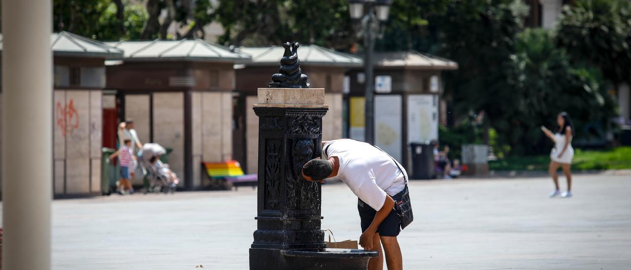 Altas temperaturas en València, el pasado fin de semana.