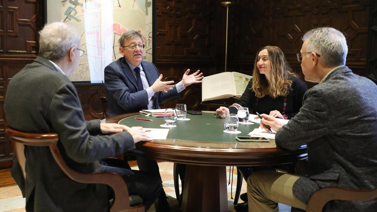 Puig y la consellera Navarro, reunidos de urgencia este viernes para estudiar el dictamen sobre el trasvase.