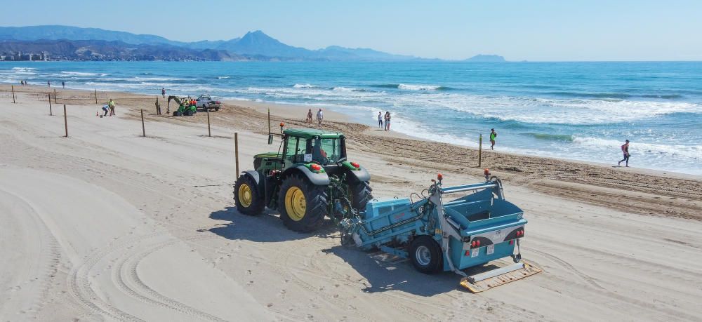 Alicante toma medidas en sus playas para pasar a la Fase 2.