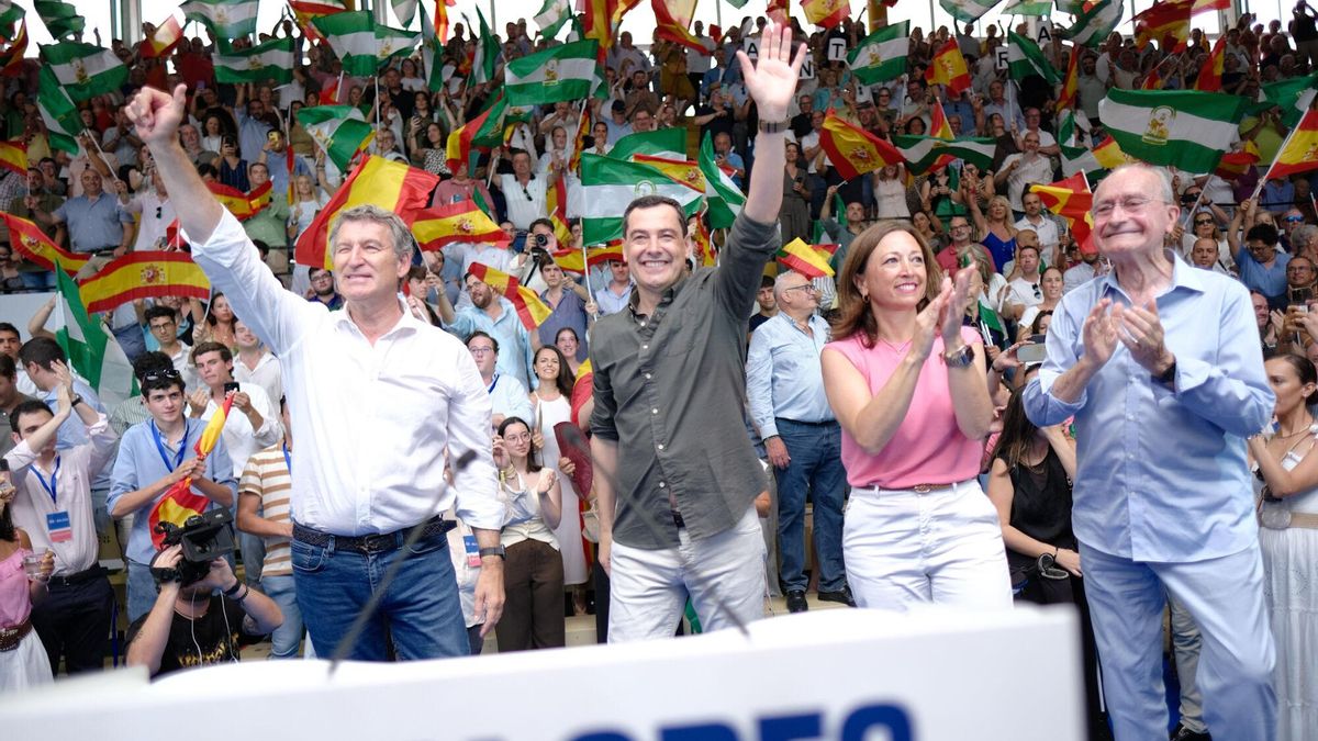 Mitin del Partido Popular en Málaga