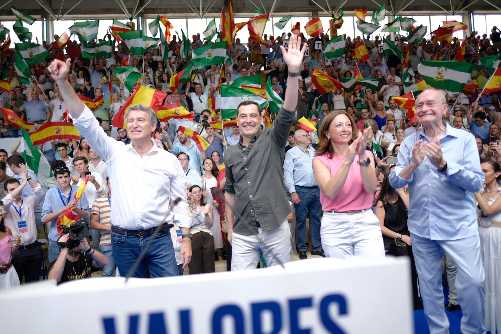 Mitin del Partido Popular en Málaga