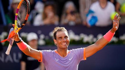 Rafa Nadal, después de ganar a Cobolli en Barcelona