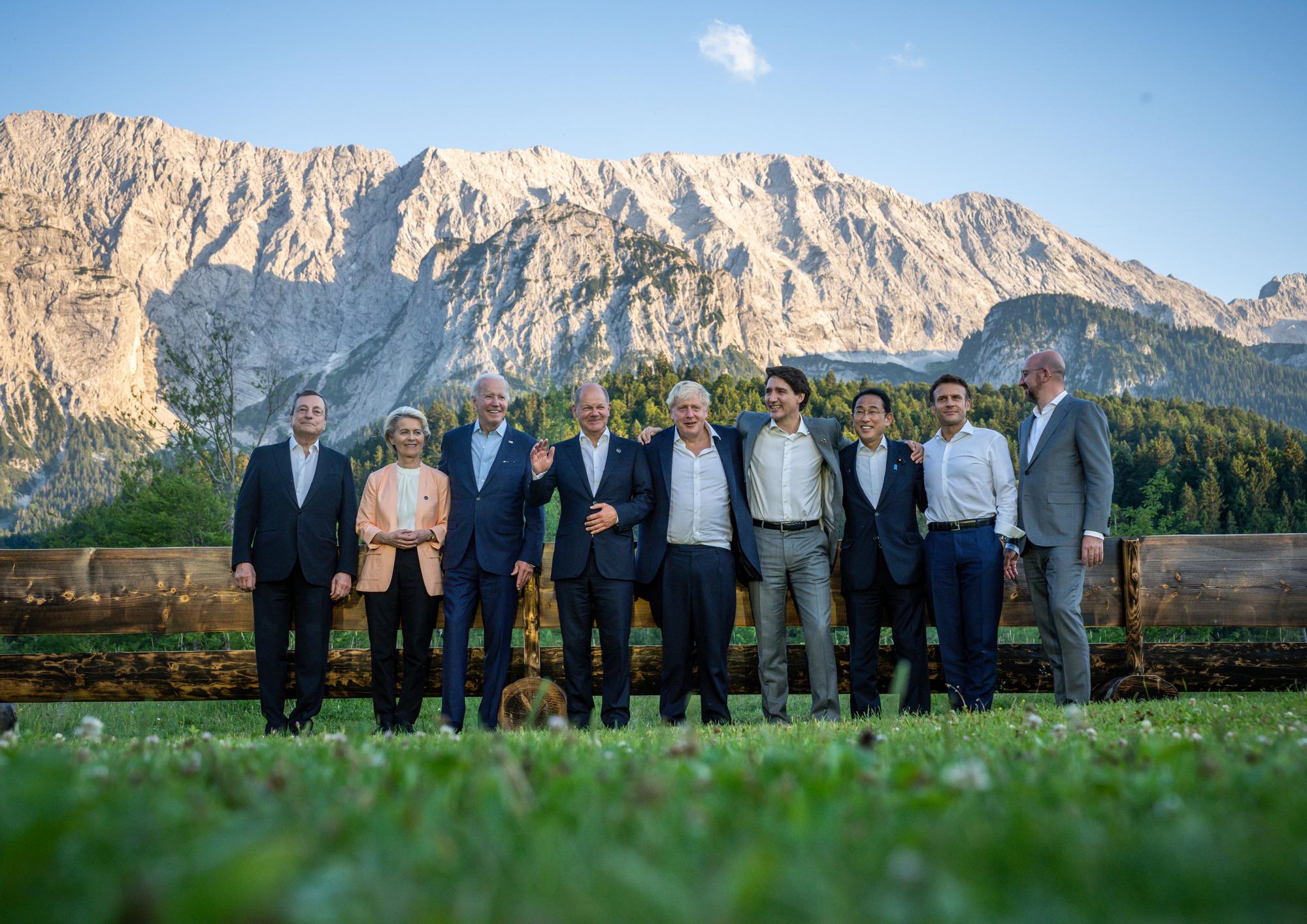 Los líderes del G7.