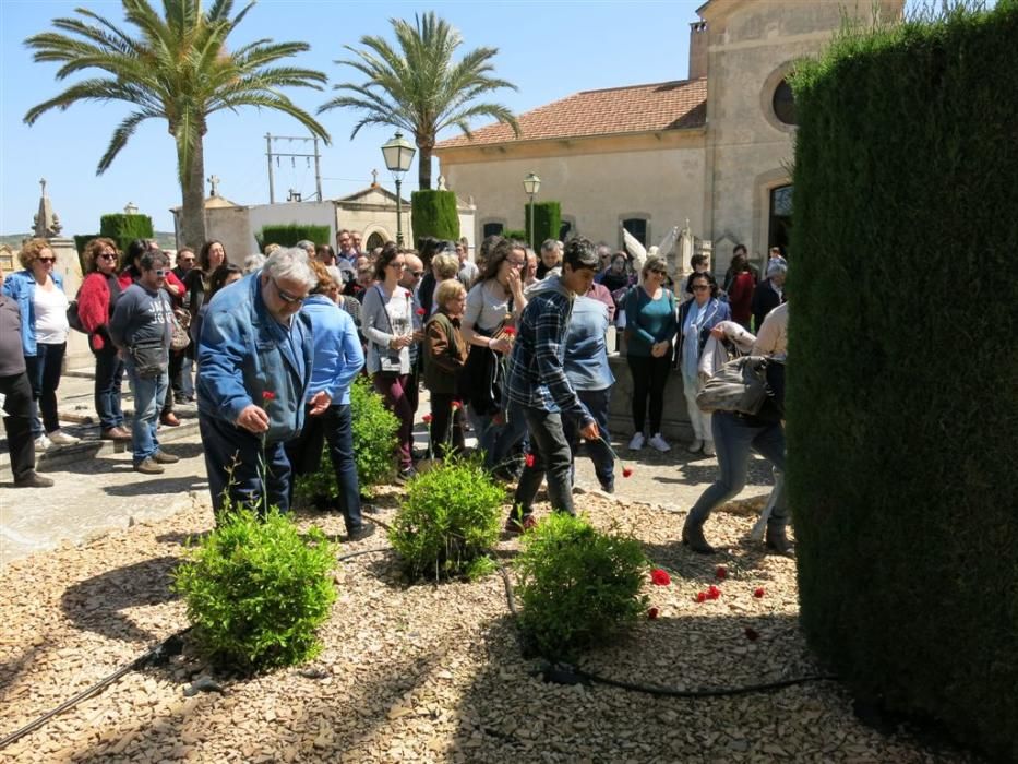 200 personas homenajean en Porreres a los que lucharon por la República