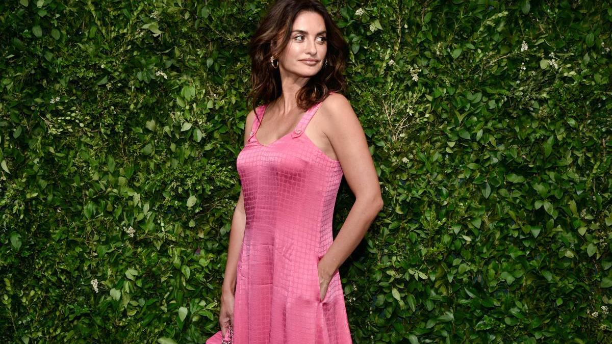 Penélope Cruz a su llegada a una cena de artistas celebrada en el Festival de Tribeca