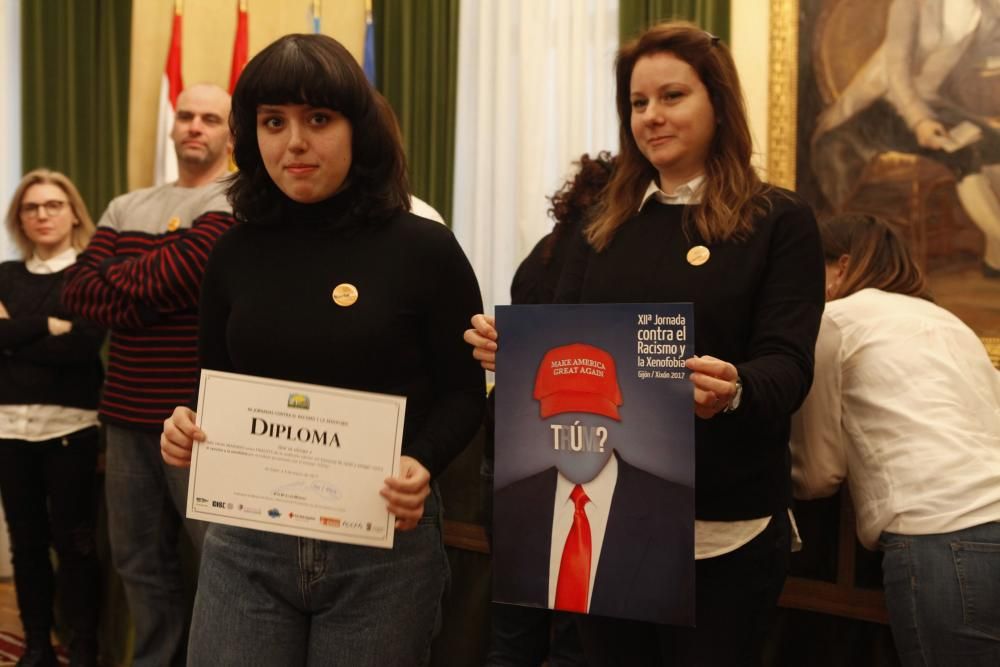 Presentación de las Jornadas contra el racismo y la xenofobia, así como los carteles ganadores