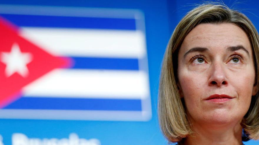 Federica Mogherini, jefa de política exterior de la Unión Europea.