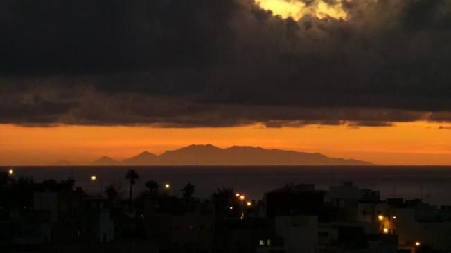 Tiempo en Las Palmas de Gran Canaria (01/12/16)