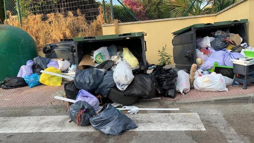 La huelga deja unas 270 toneladas de basura en Mijas y Alhaurín el Grande