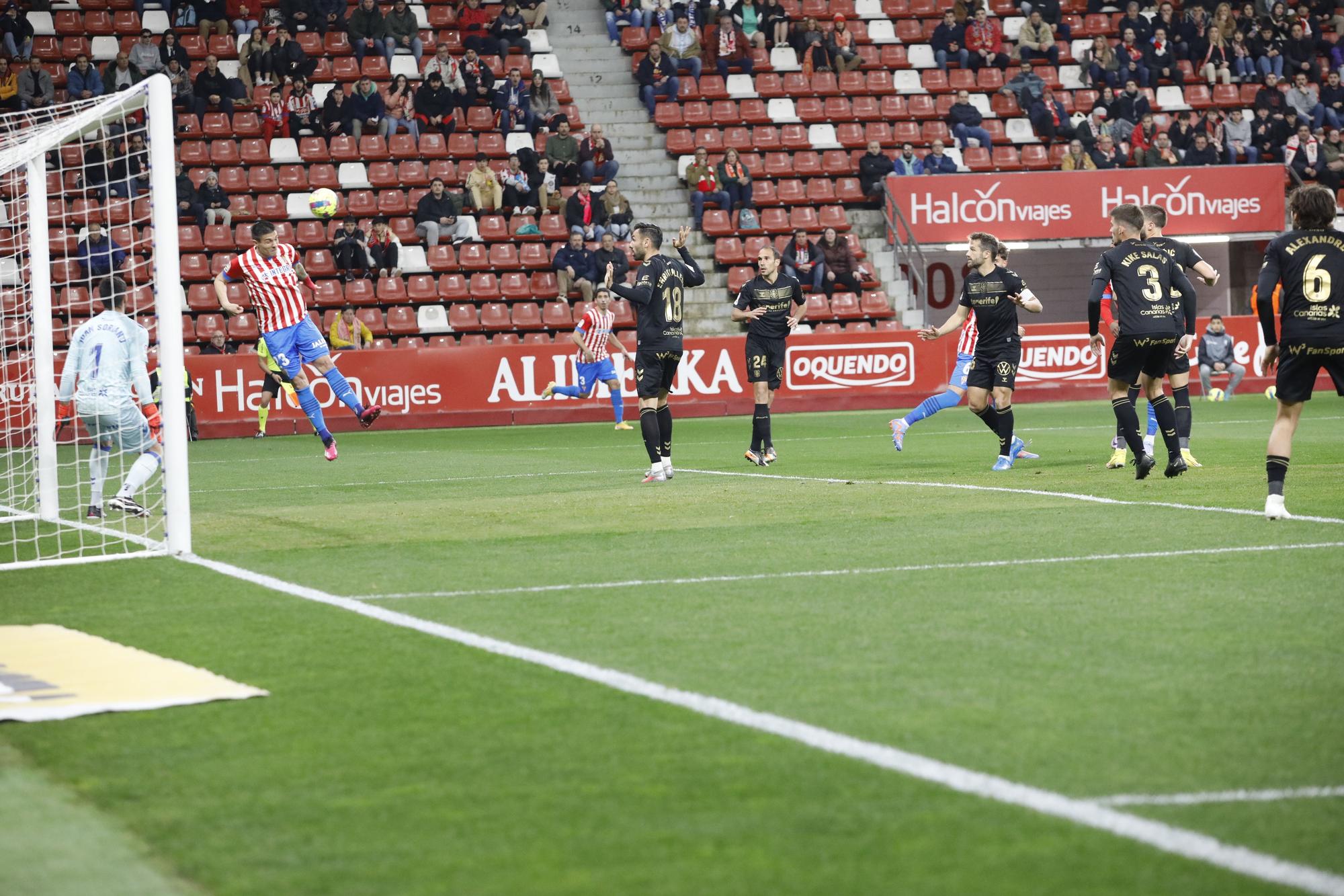 Así se vivió el encuentro entre el Sporting y el Tenerife