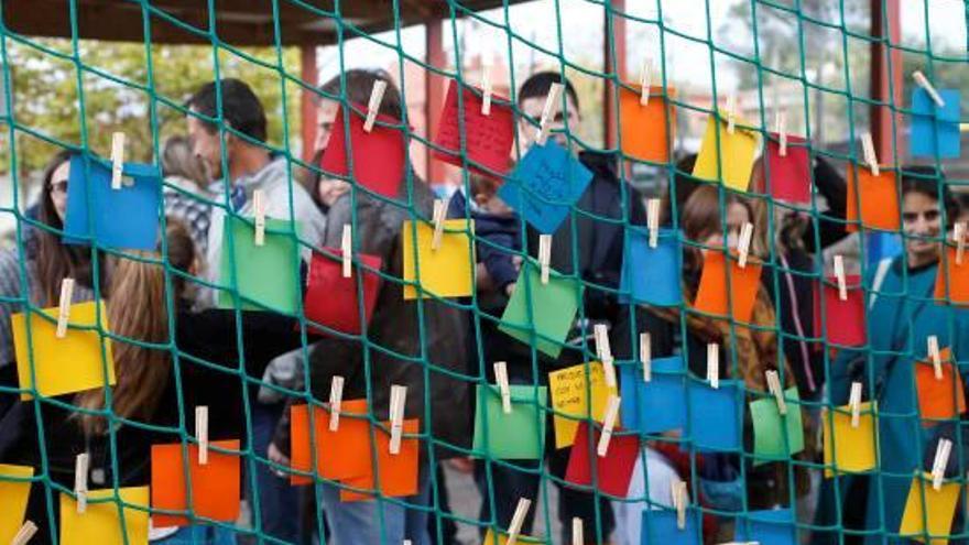 Els cartells amb la pluja d&#039;idees realitzada durant l&#039;última castanyada de l&#039;escola.