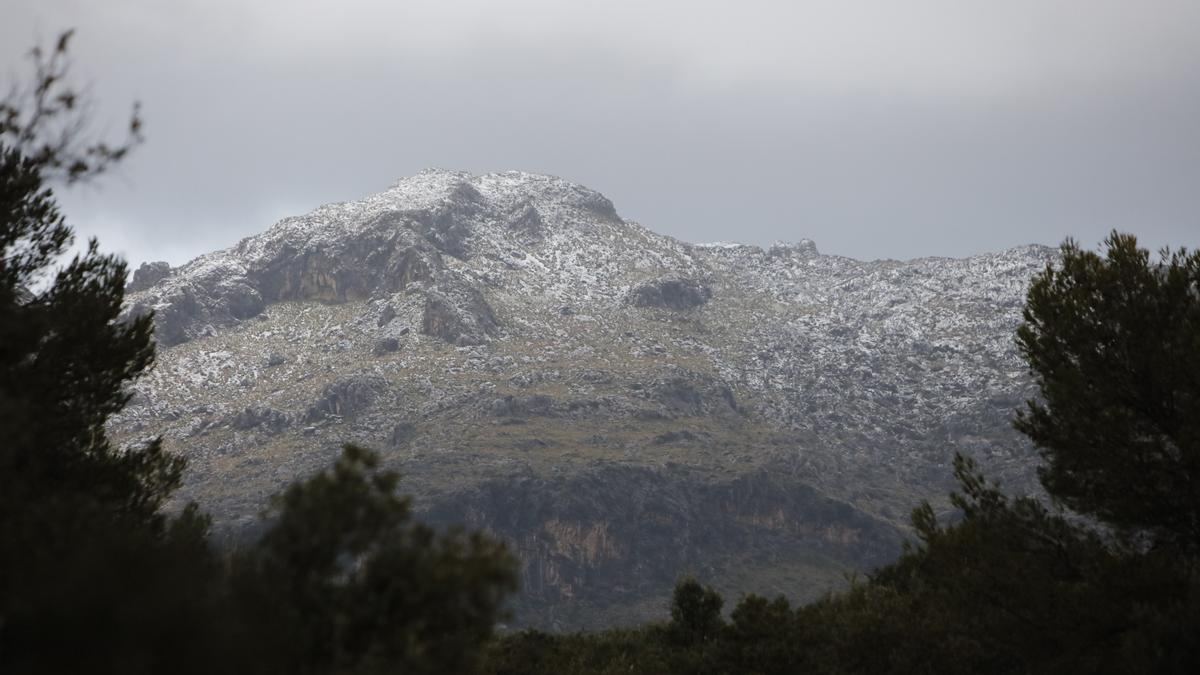 Die Schneereste werden in dieser Woche in der Tramuntana wohl schmelzen.