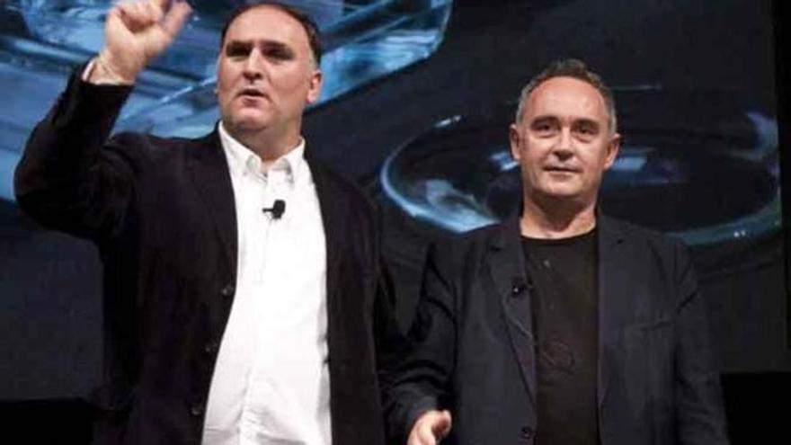 Ferran Adriá felicita a José Andrés: “Empezó picando piedra, le ha costado mucho llegar donde está”