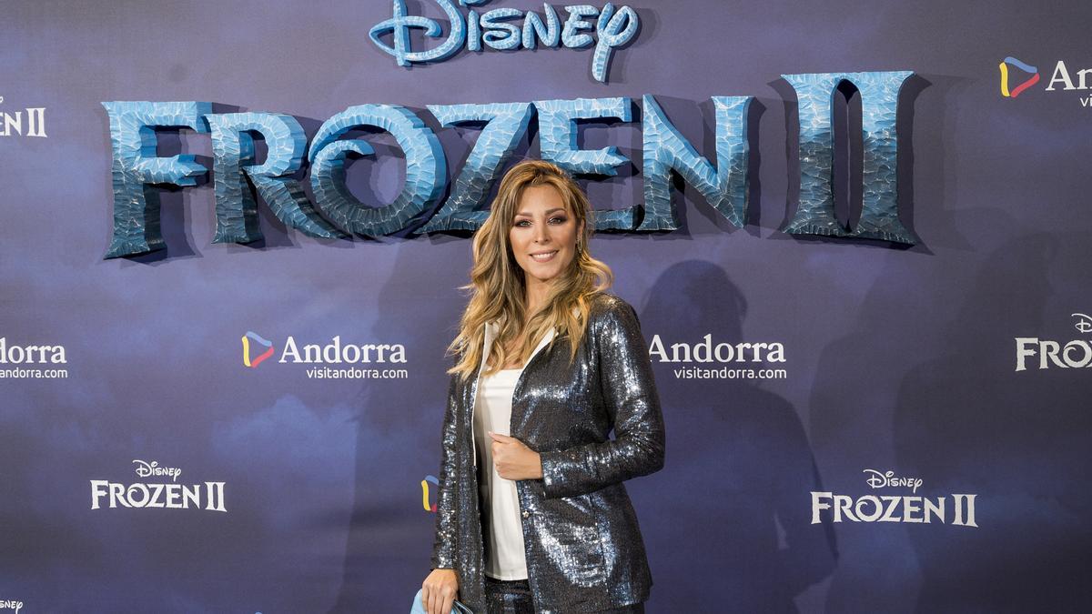 Gisela en la presentación de 'Frozen 2'