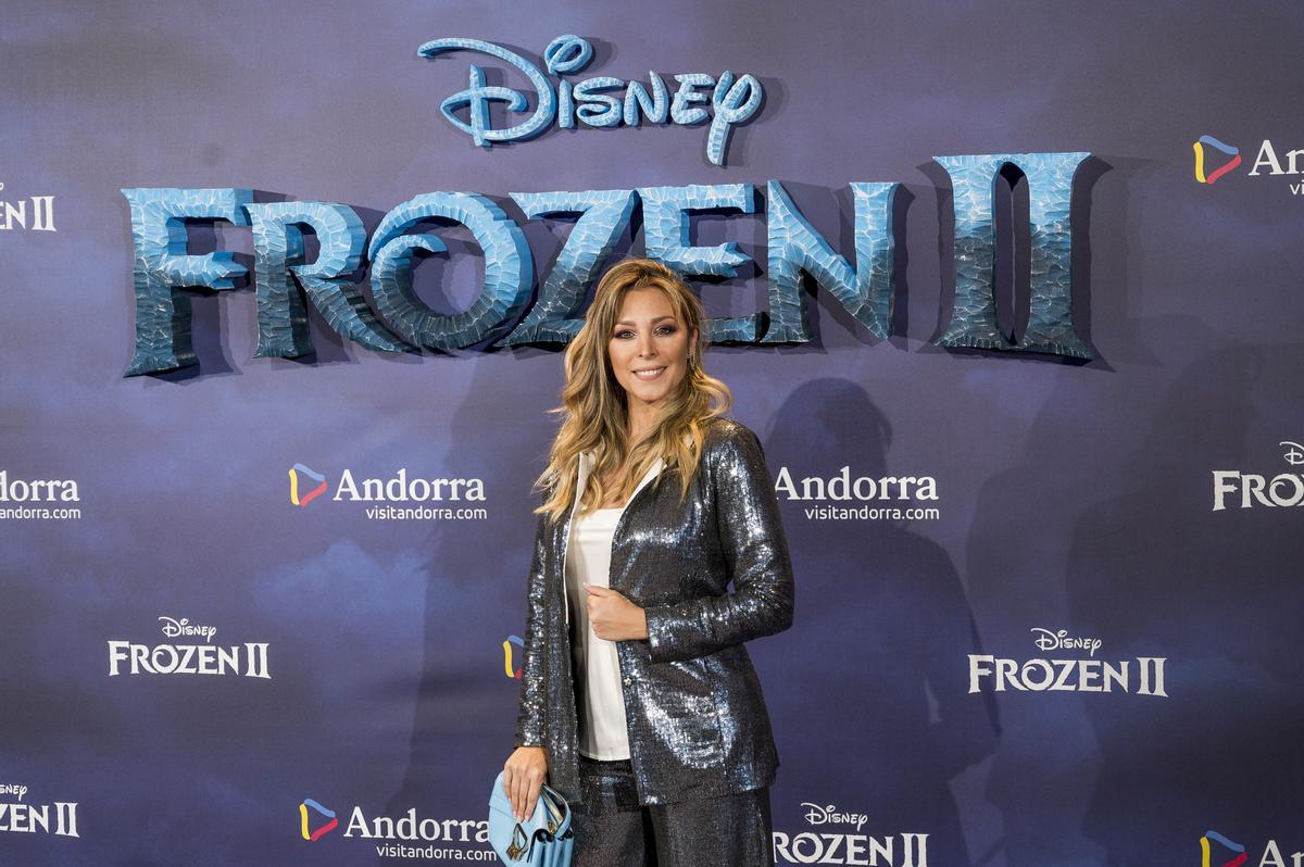Gisela en la presentación de 'Frozen 2'
