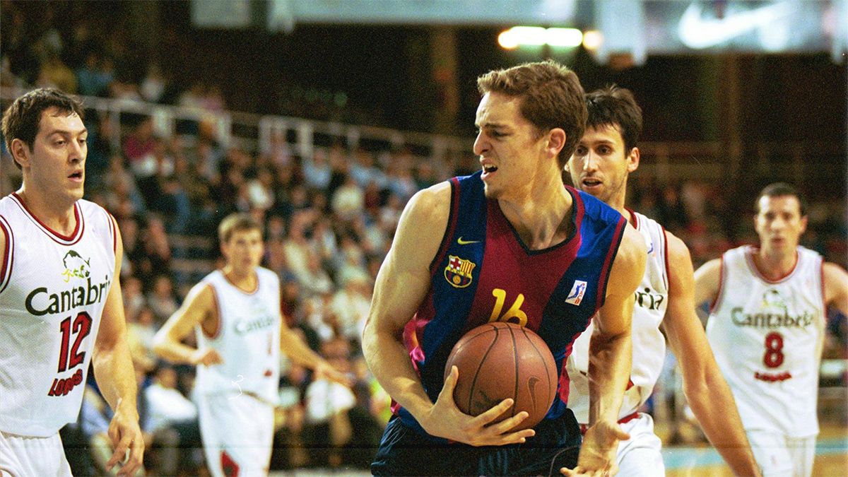 Pau Gasol en su etapa en el Barça