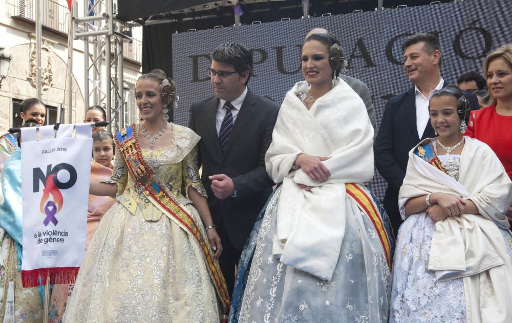 Las fallas en la Diputación contra la violencia machista