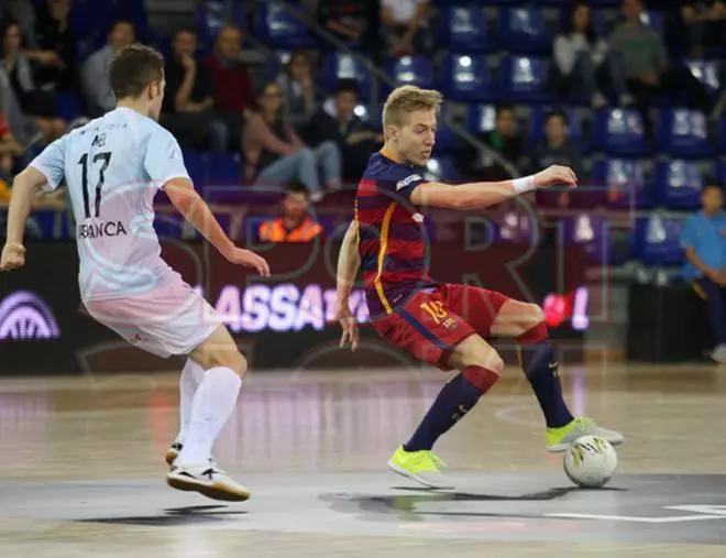 Fútbol Sala: FC Barcelona, 4 - Santiago Futsal, 2