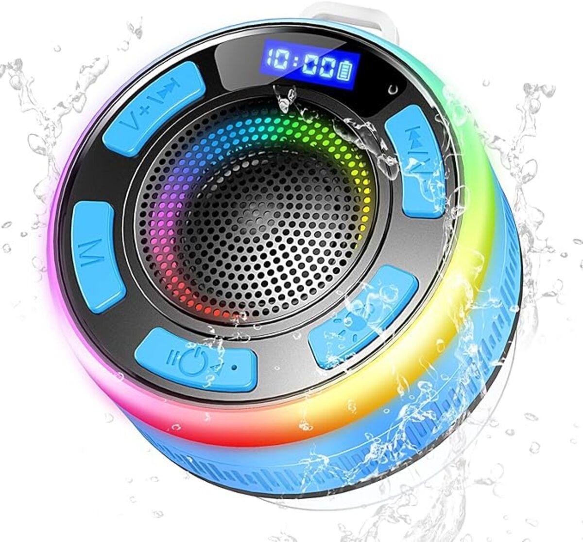 Disfruta de la música en la ducha con este altavoz impermeable y rebajado
