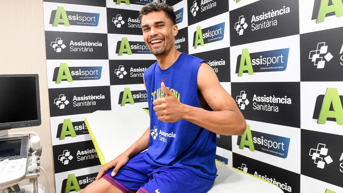 Da Silva, en las pruebas médicas con el Barça