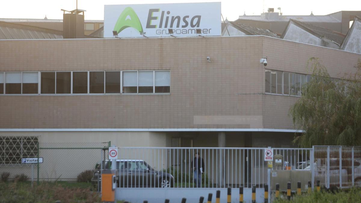 Fábrica de Elinsa en el polígono de Agrela.