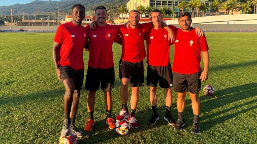 Malick Diallo, Juanda Marín, Vianney Nieto, Óscar González y Borjas Martín. | | CD MENSAJERO