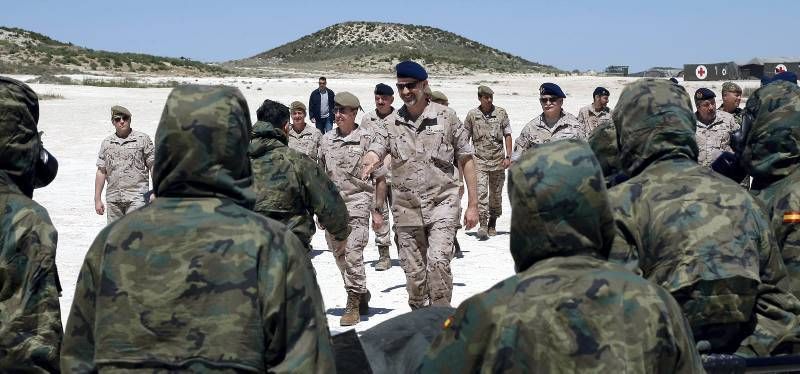 Felipe VI en Centro Nacional de Adiestramiento San Gregorio