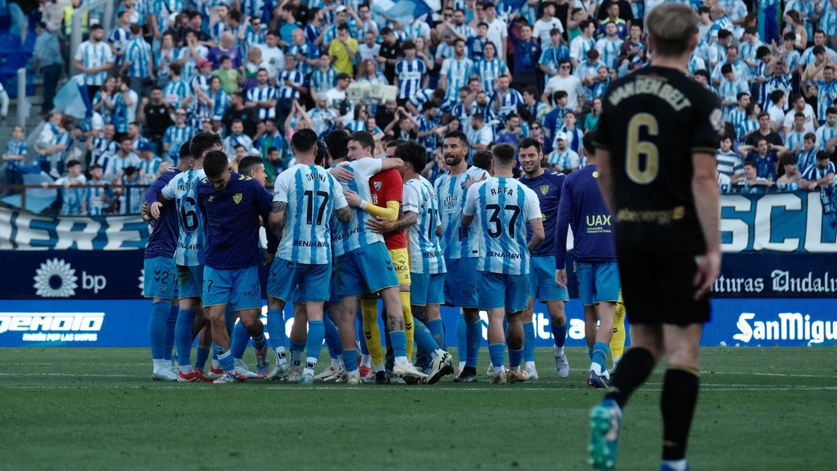 La Rosaleda. Liga Hypermotion. Jornada 37 Málaga CF vs Castellón