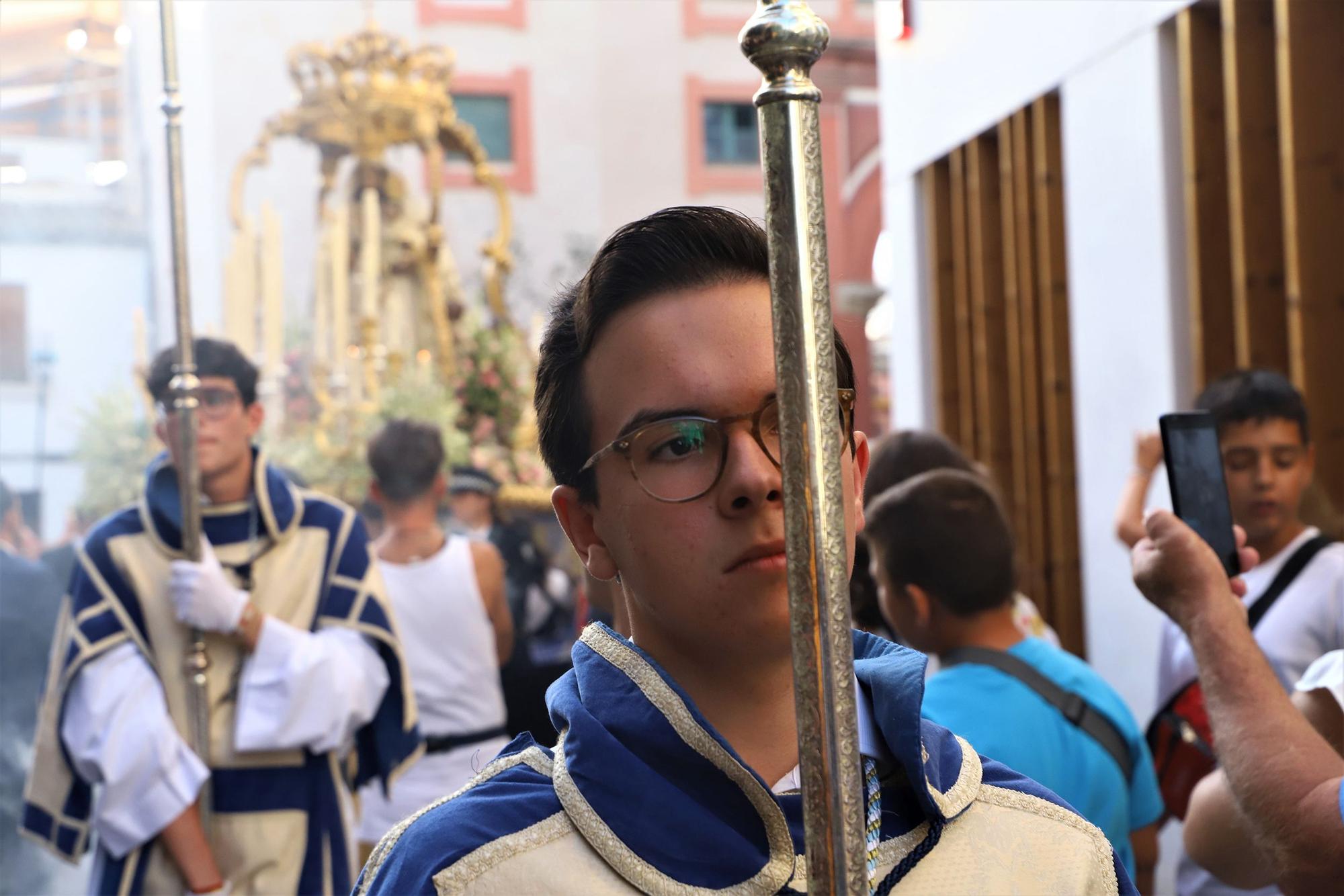 La Virgen del Socorro recorre las calles del barrio