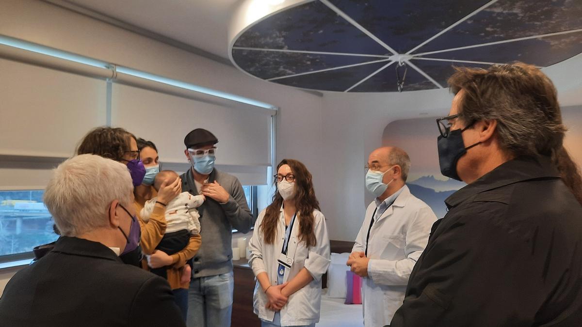 Visita de la consellera Vergé a l&#039;Hospital de Sant Joan de Déu de Martorell