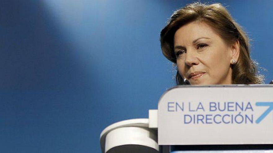 Cospedal niega un &quot;escenario dramático&quot; en el PP por la revuelta del &#039;ala dura&#039;