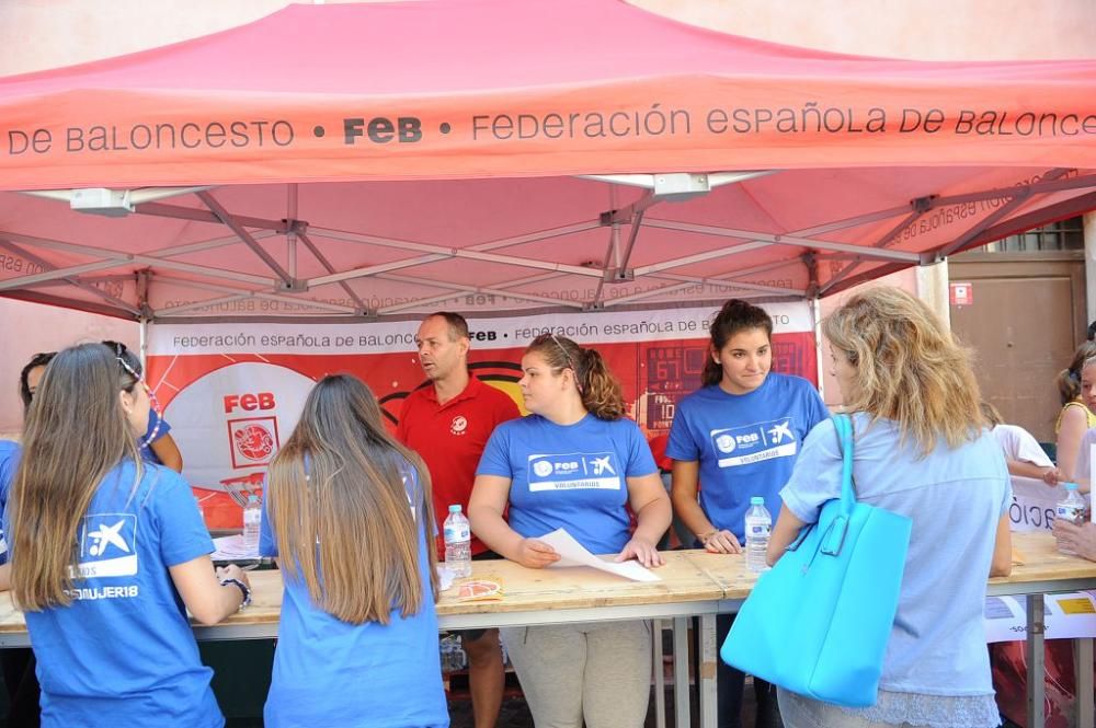 Baloncesto 3x3 en la Plaza Belluga