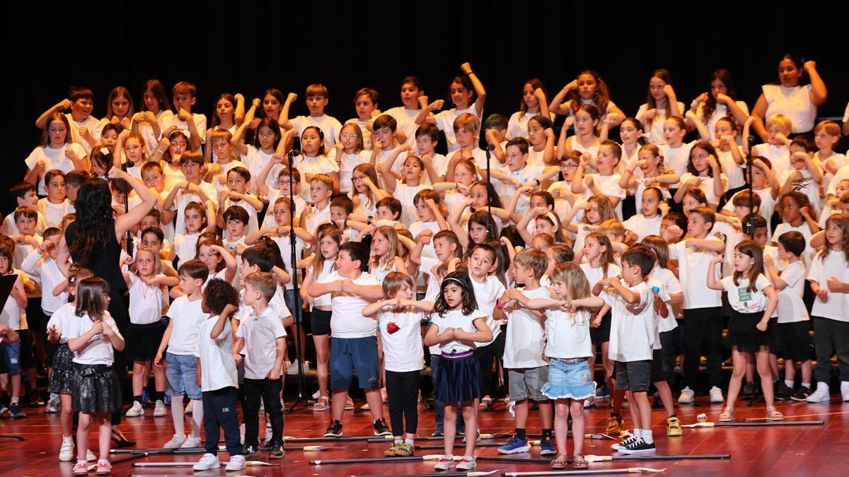 Todas las imágenes de la presentación de la Cantata del Temps de los alumnos de Can Gertxo