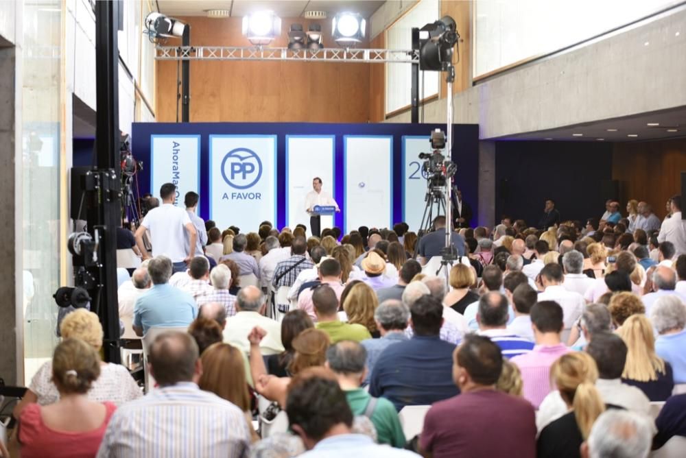 Mitin de Mariano Rajoy en el Auditorio de Murcia