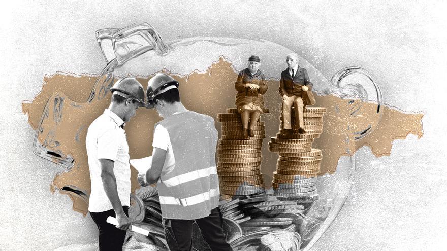 Namás 18 conceyos d&#039;Asturies tienen más cotizantes que pensionistes