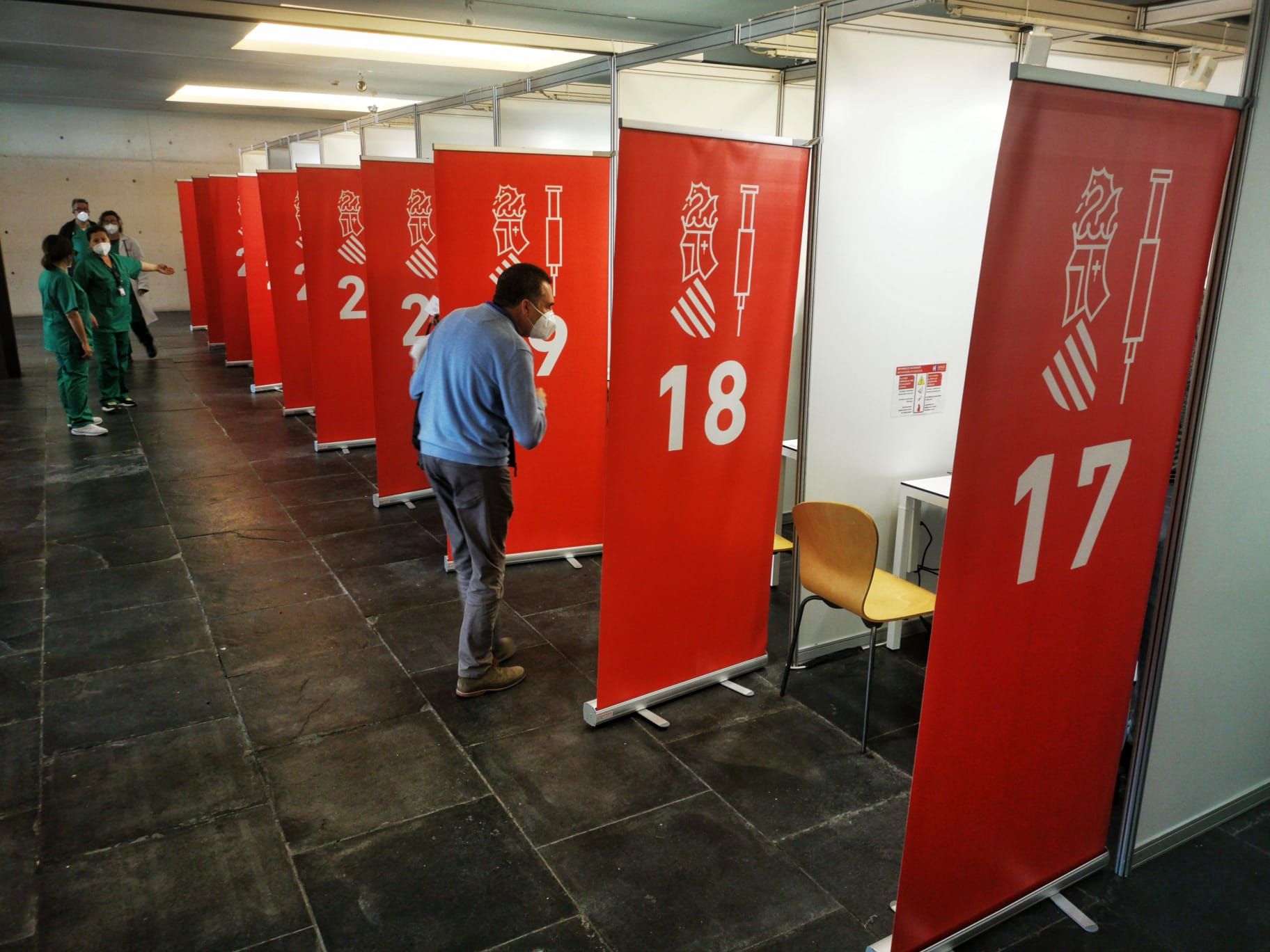 Vacunación en el Auditori de Castelló