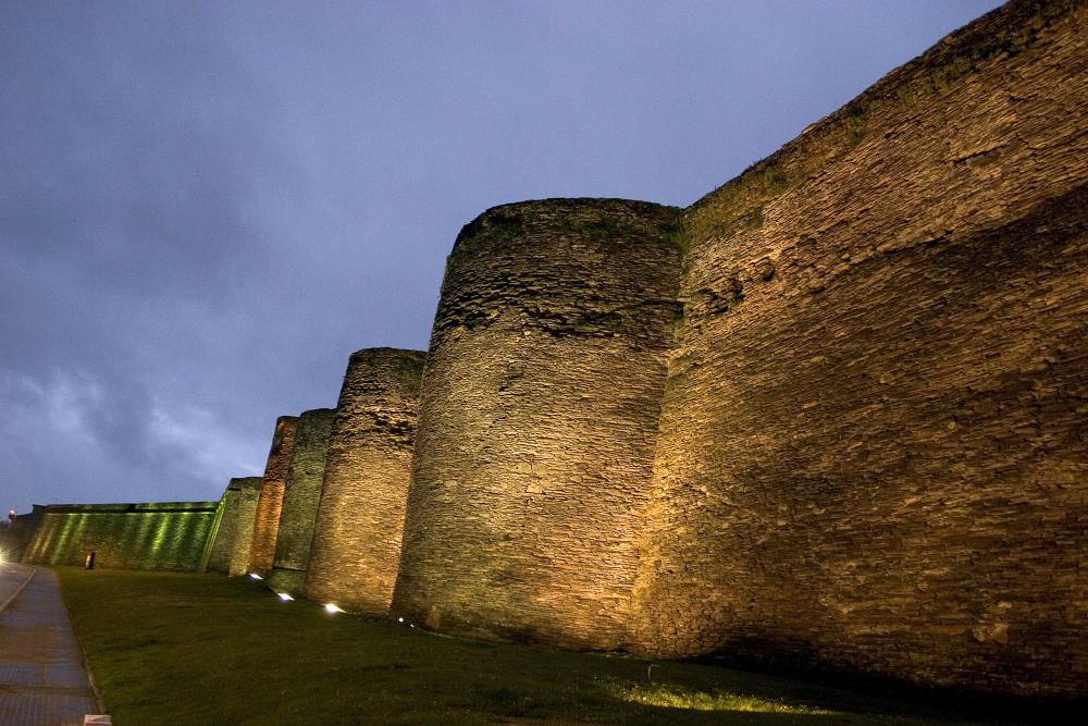 La muralla romana de Lugo.