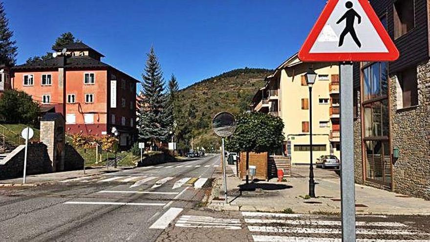 El barri de la Molina a tocar de l&#039;estació, on se situaran els carregadors