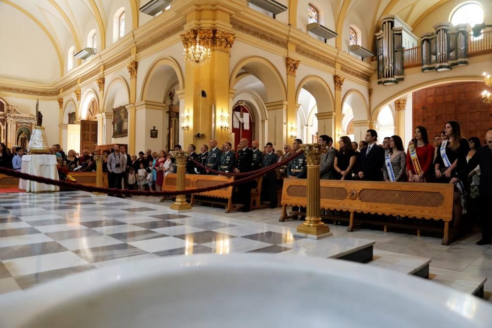 Misa y acto castrense en el cuertel de la Compañía de la Guardia Civil de Torrevieja y la Vega Baja el día de la Virgen del Pilar