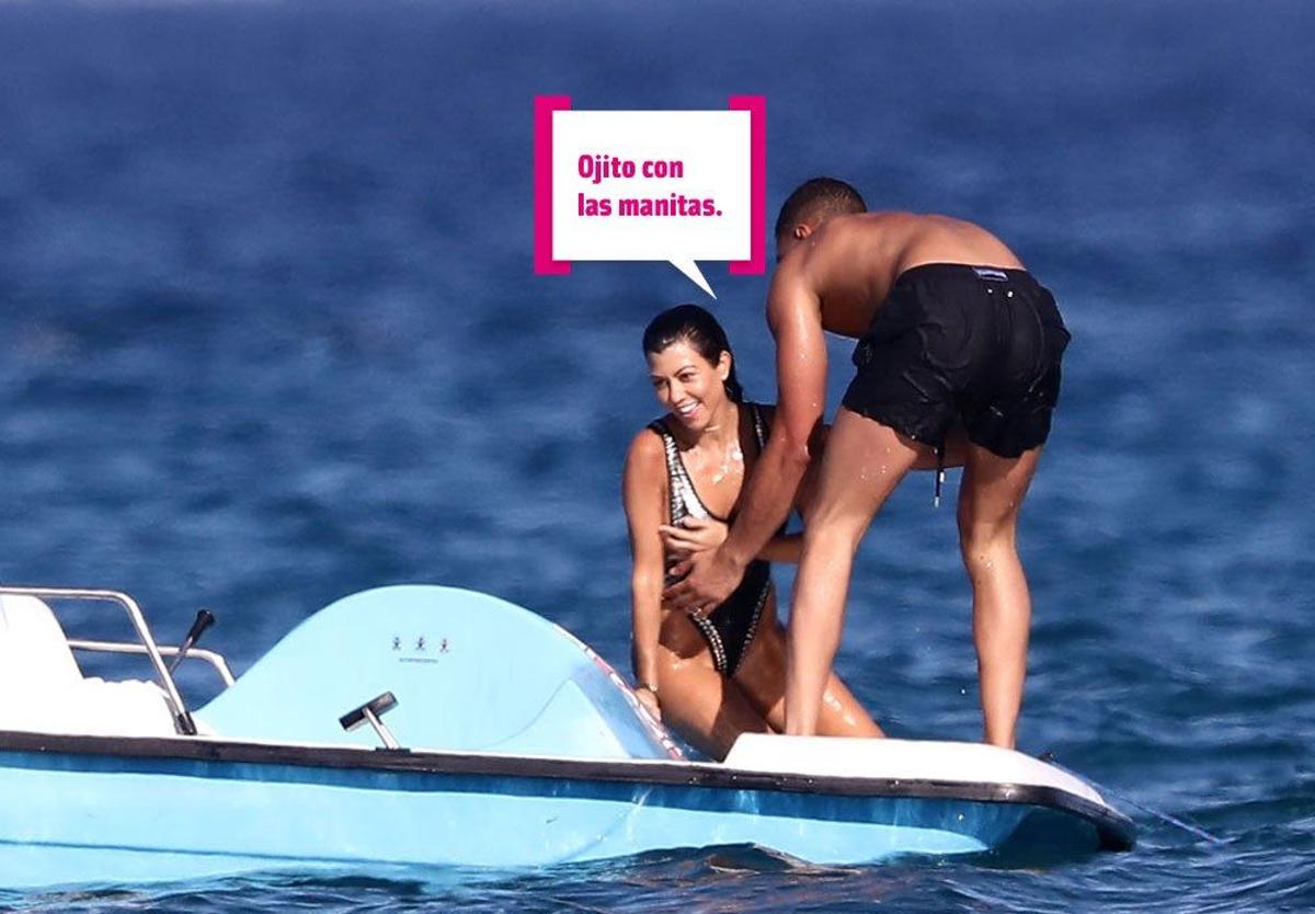 Kourtney Kardashian se lo pasa teta con su novio