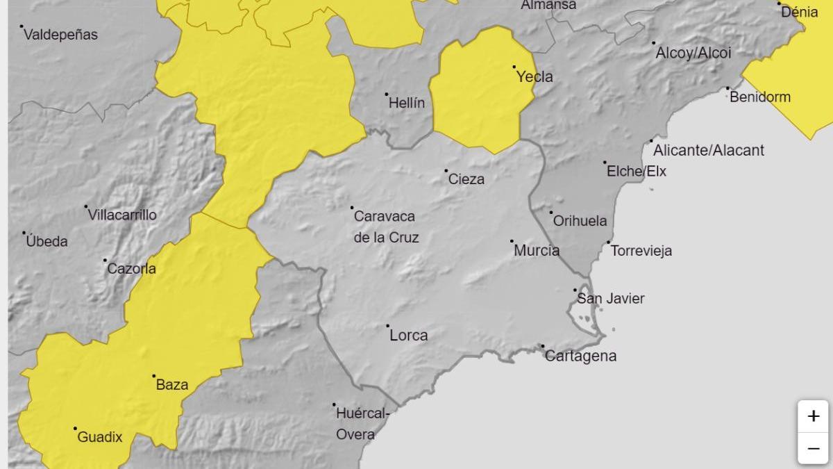 Alerta amarilla por temperaturas de -4ºC esta madrugada en el Altiplano