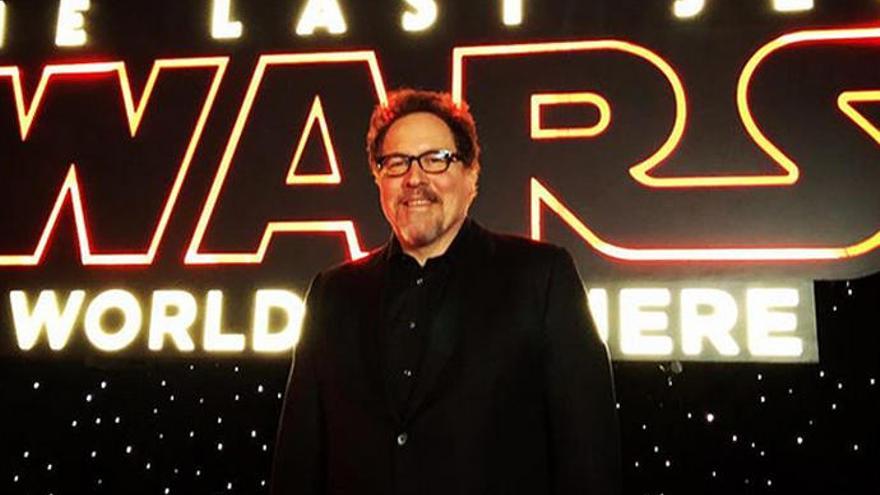 Jon Favreau en el estreno de &#039;The last jedi&#039;