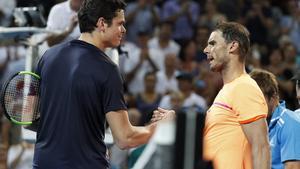 Raonic frena Nadal