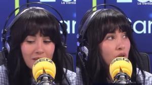 Aitana durante su entrevista promocional en La Ventana de la Cadena SER.